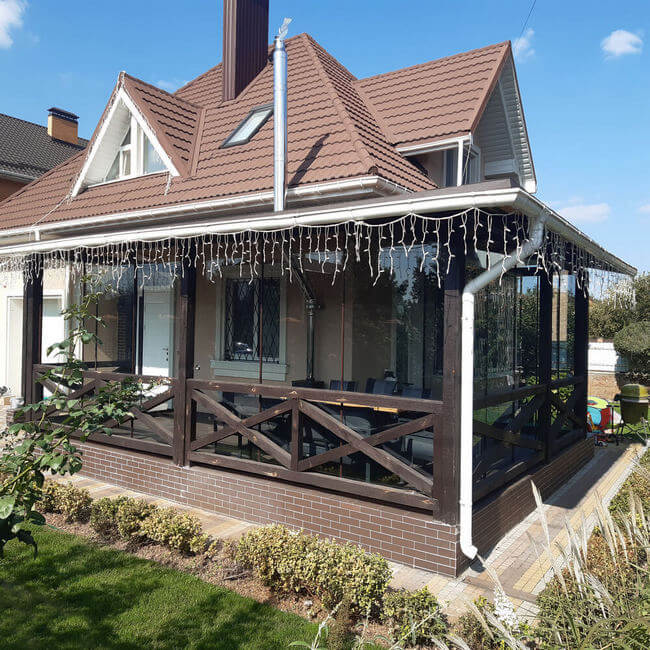 Раздвижная перегородка для террасы Раздвижная перегородка для террасы